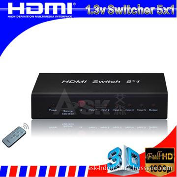 HDMI Switcher 5x1 Mini support 1080p